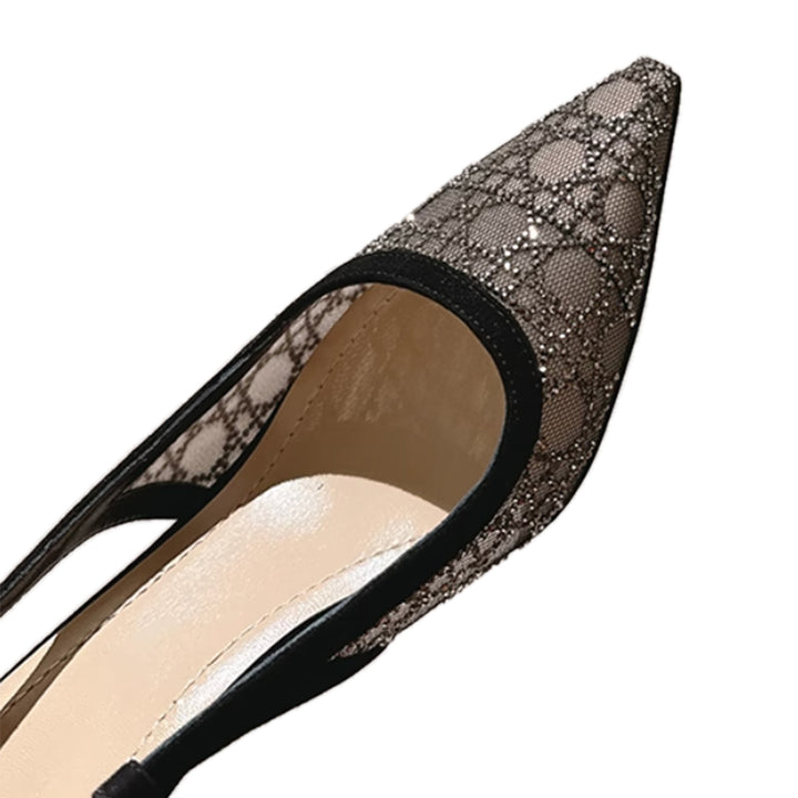 FAHMY Kitten Heel Sandals