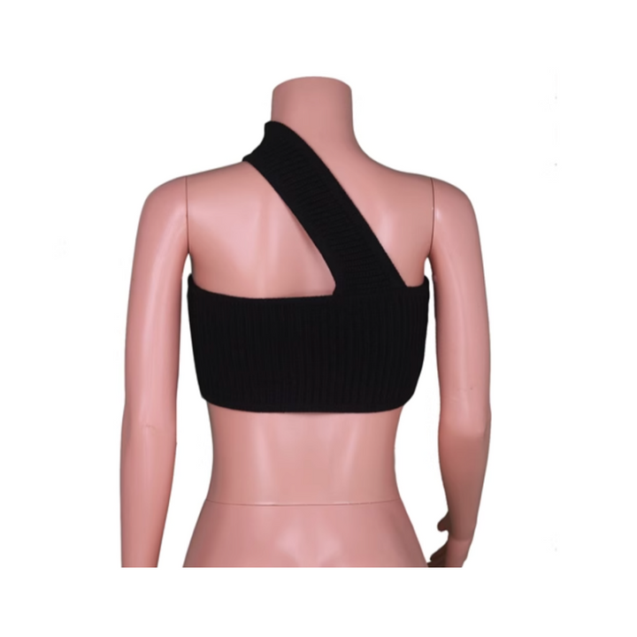 ZENZI Knitted Tube Cropped Tank Top