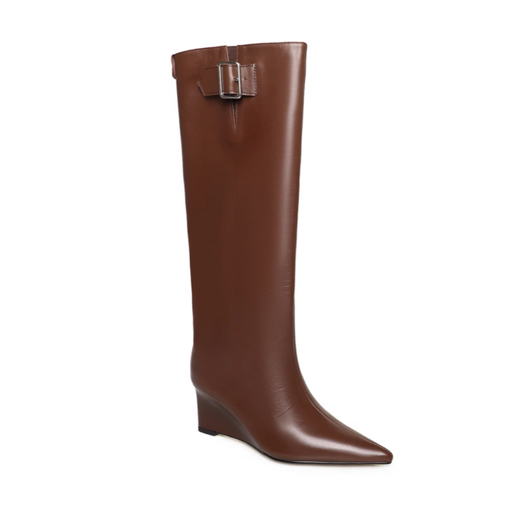 LIKIT Leather Knee High Boots