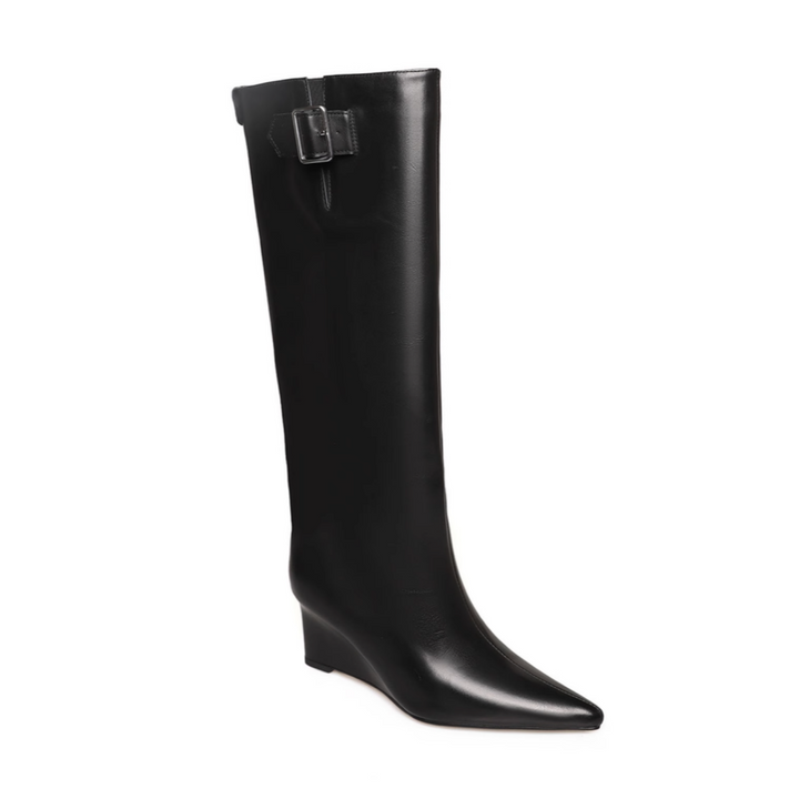 LIKIT Leather Knee High Boots