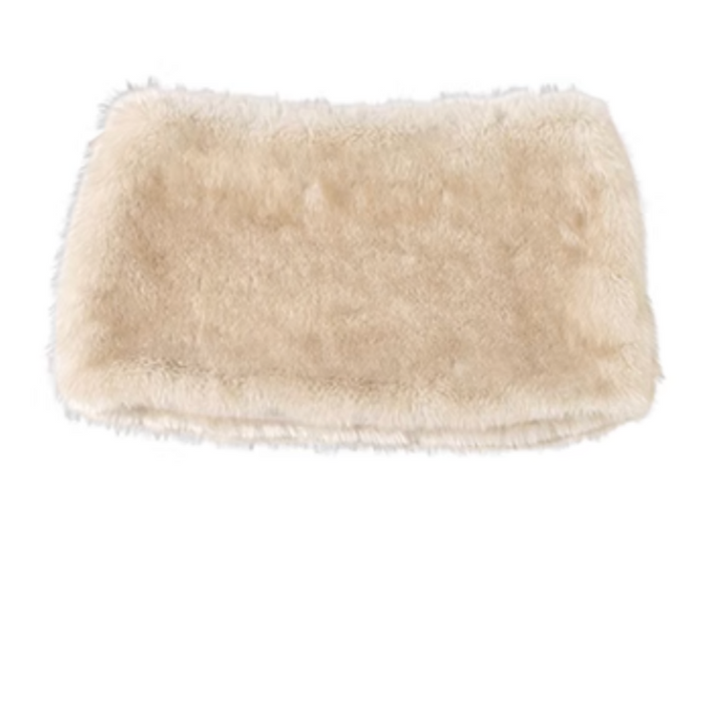 EMOJA Faux Fur Mini Skirt