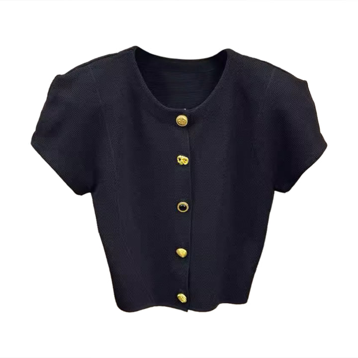 YULID Single-breasted Knit Set