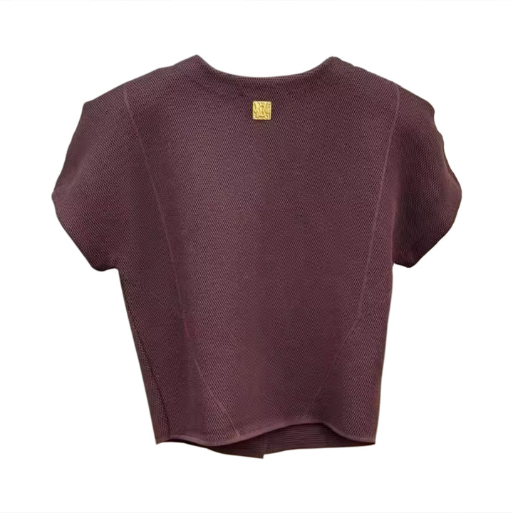 YULID Single-breasted Knit Set