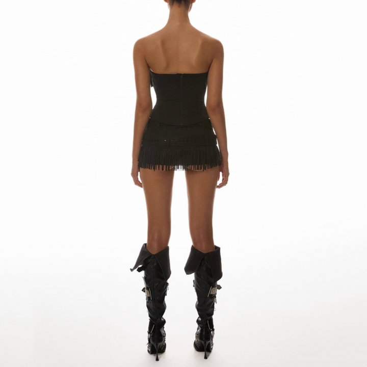 QIAUS Strappy Tube Top