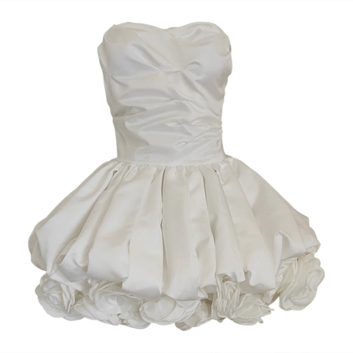 PEQUN Tube Mini Evening Dress Gown