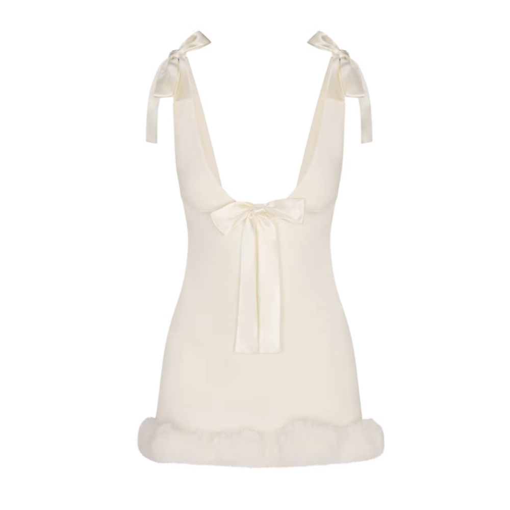 BIXUD Bow Mini Evening Dress Gown