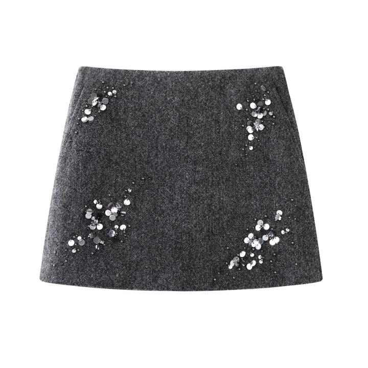 KAISN Sequinned Mini Skirt