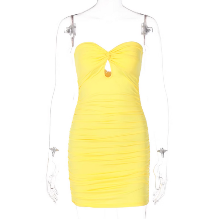 LAEIF Tube Mini Evening Dress Gown