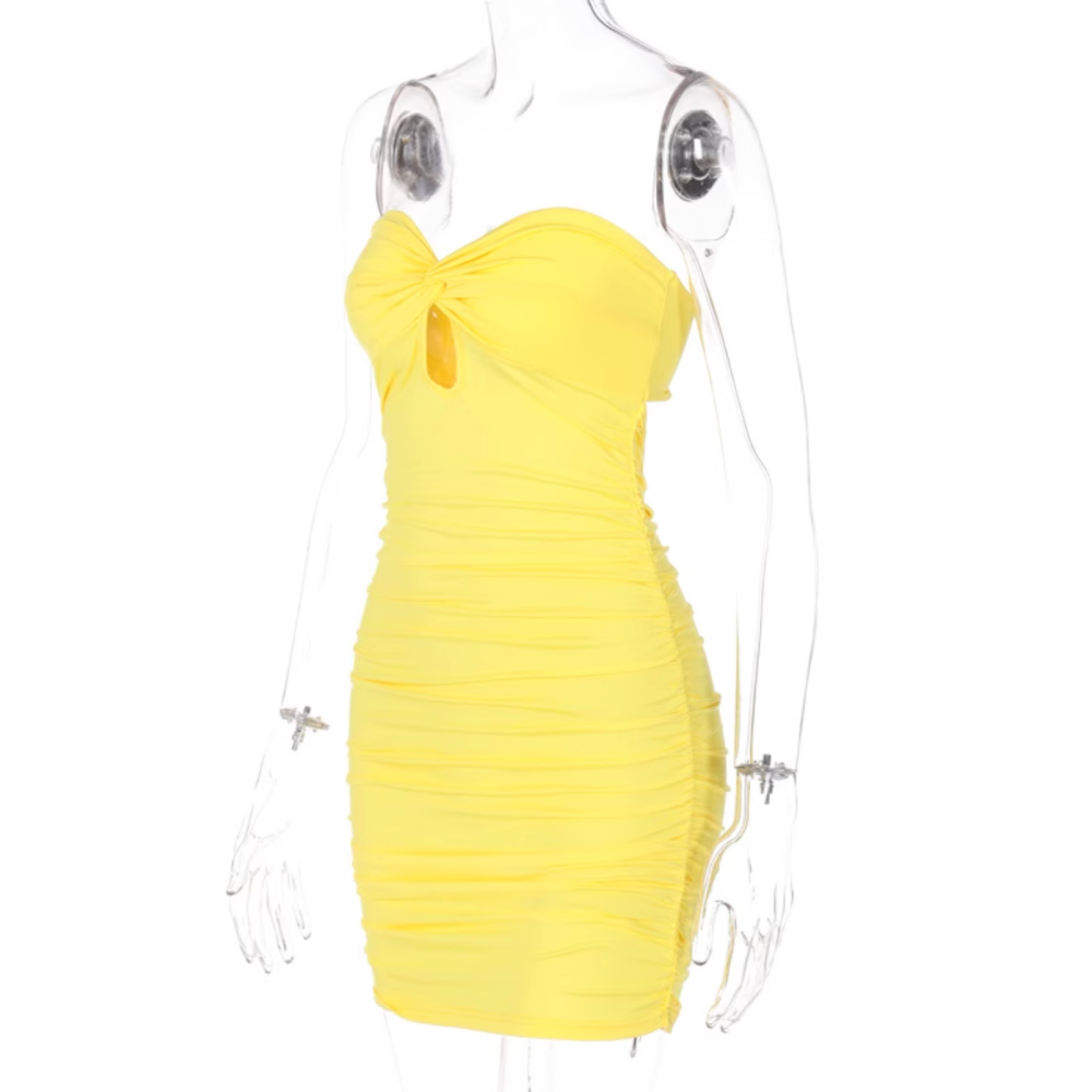 LAEIF Tube Mini Evening Dress Gown