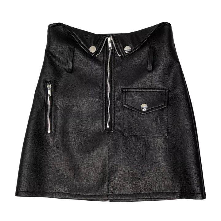 DAONE Leather Mini Skirt