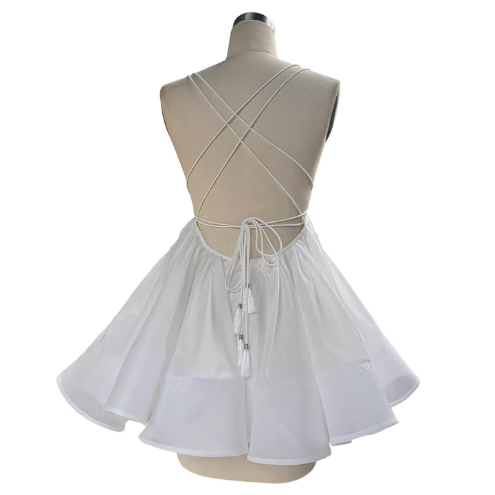 DIUPE Deep V Mini Dress