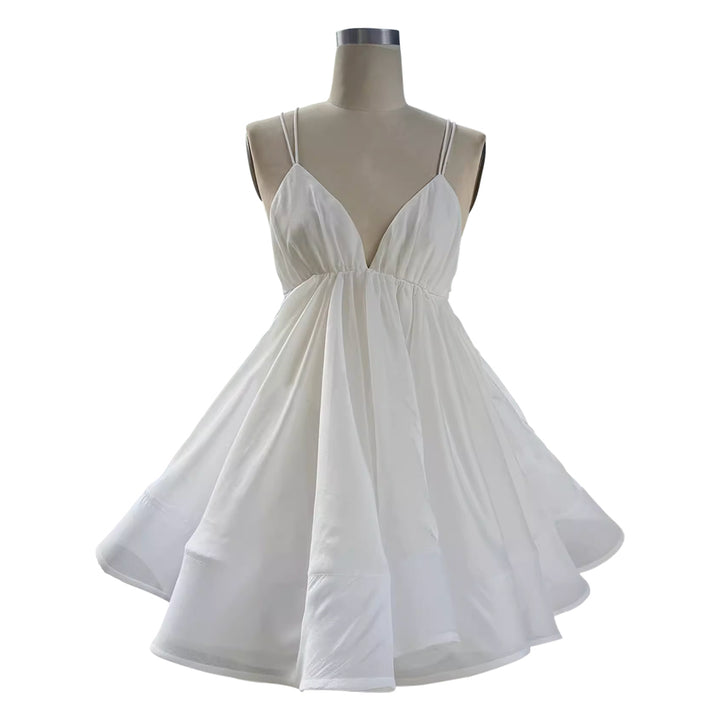 DIUPE Deep V Mini Dress