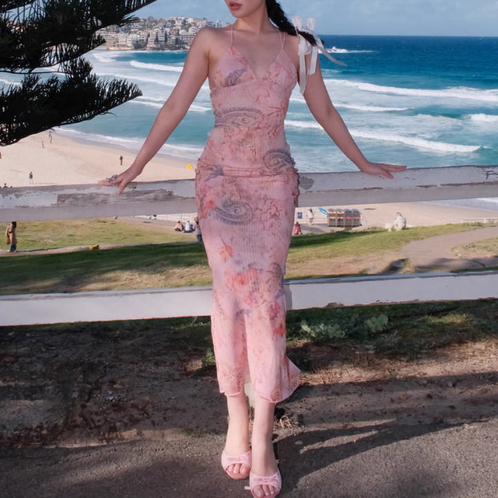 SUAIE Backless Evening Dress Gown