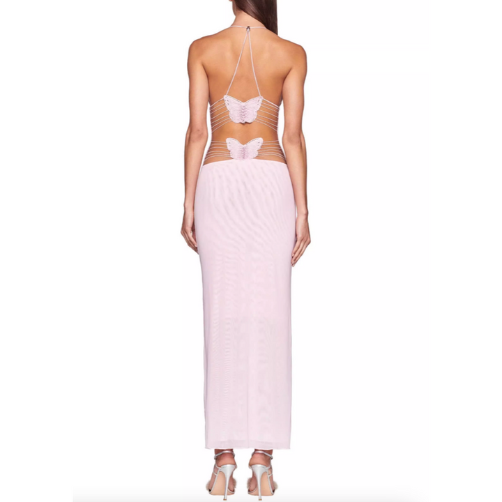 SUAIE Backless Evening Dress Gown