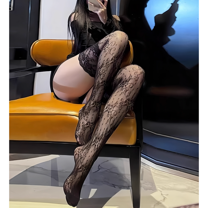 BJEUI Lace Thigh-high Stockings
