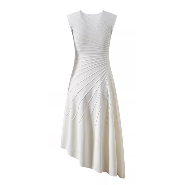 XINTO Sleeveless Asymmetric Evening Dress Gown