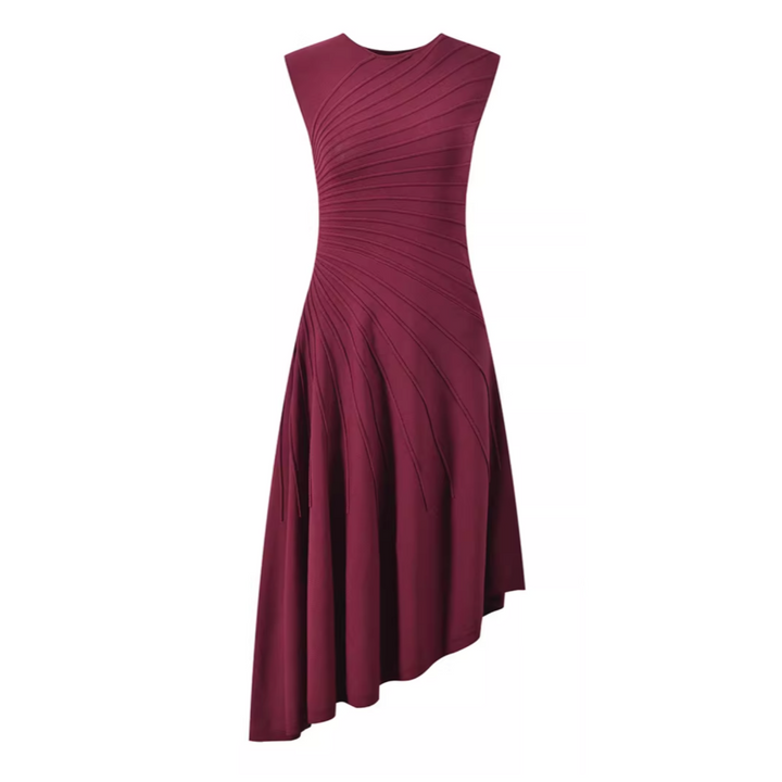 XINTO Sleeveless Asymmetric Evening Dress Gown