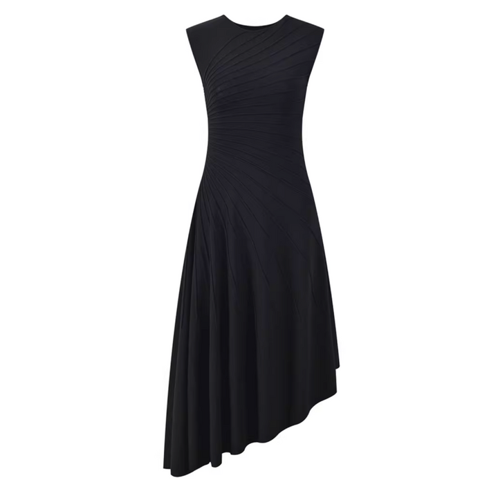 XINTO Sleeveless Asymmetric Evening Dress Gown