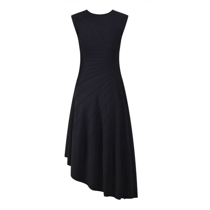 XINTO Sleeveless Asymmetric Evening Dress Gown