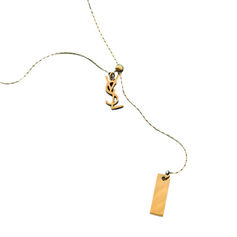 SUOGU Letter Stud Necklace