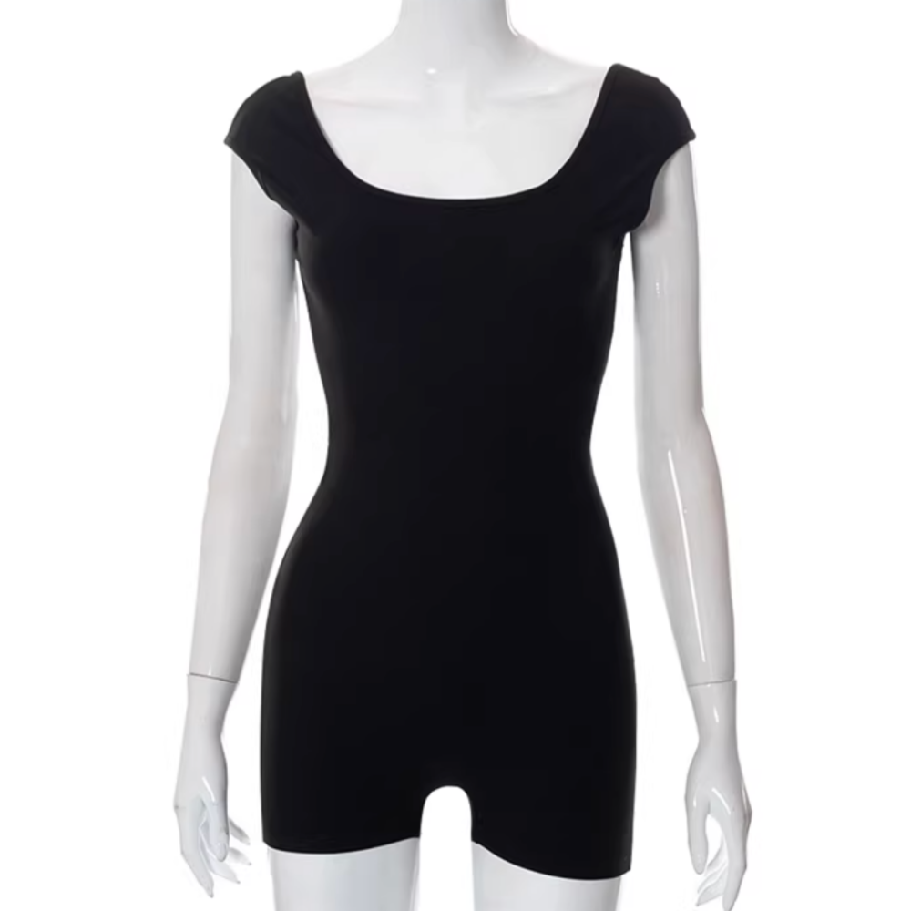 BOTUN Backless Jumpsuit Shorts