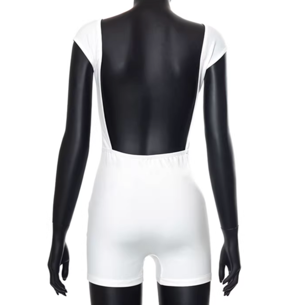 BOTUN Backless Jumpsuit Shorts