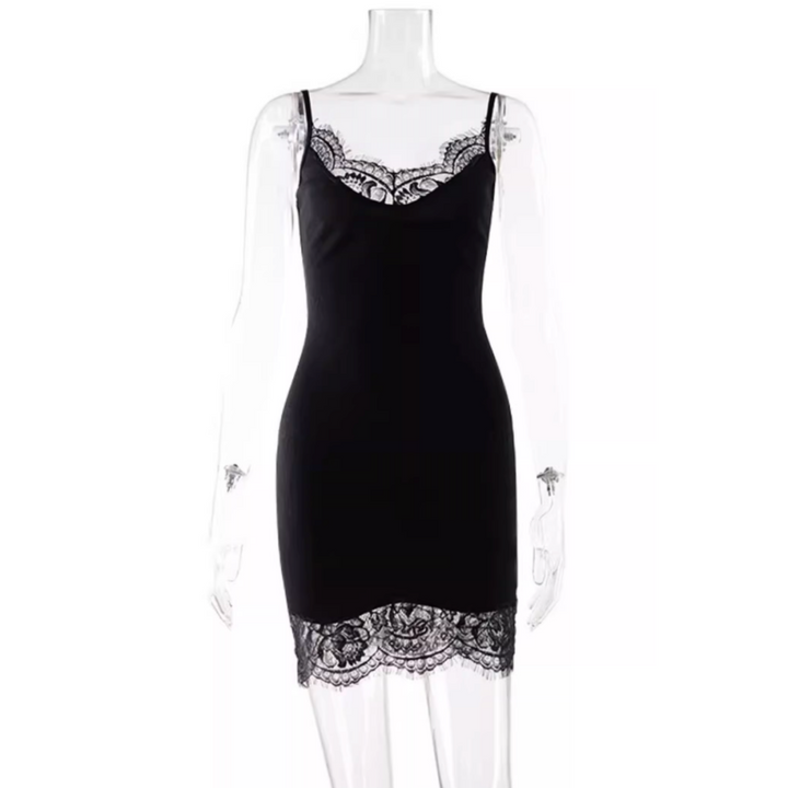 LIAIN Lace Slip Mini Dress