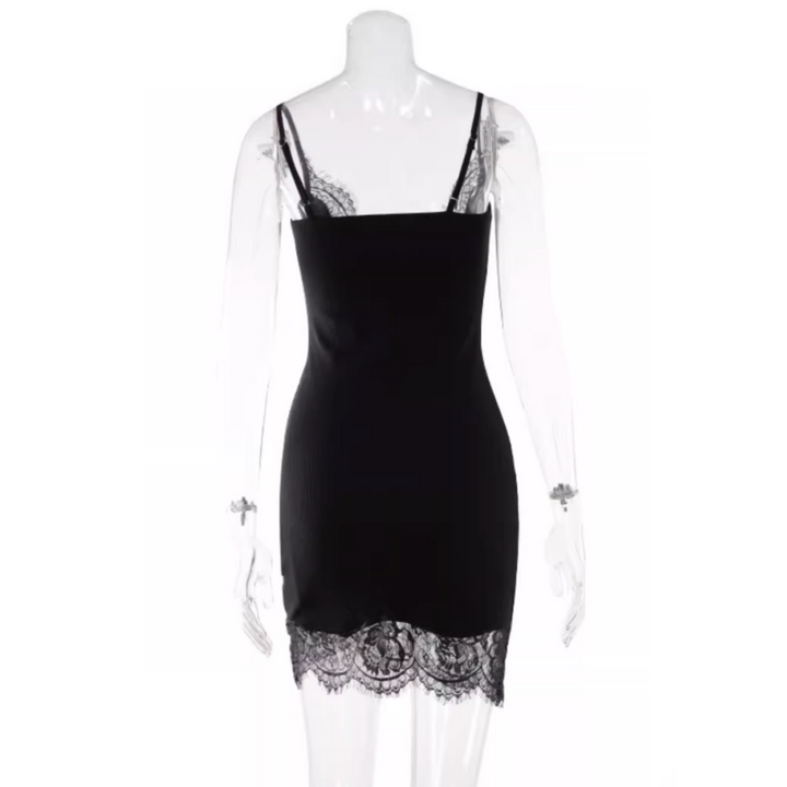 LIAIN Lace Slip Mini Dress