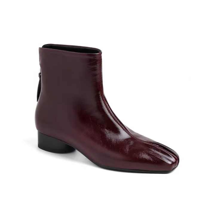 BKXDX Leather Ankle Boots