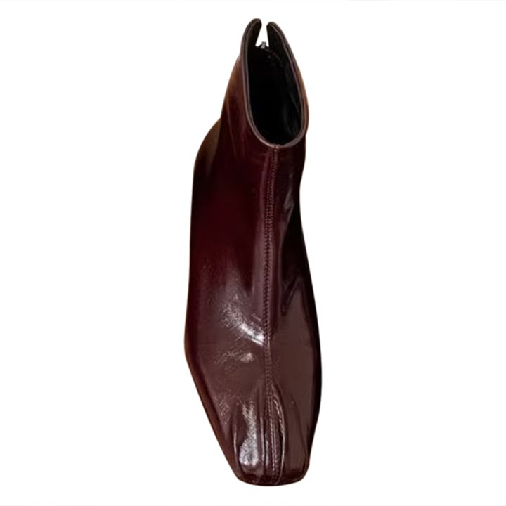 BKXDX Leather Ankle Boots