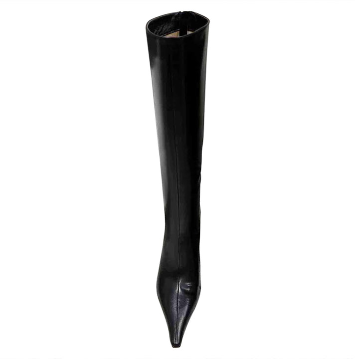CHDUN Leather Knee High Boots