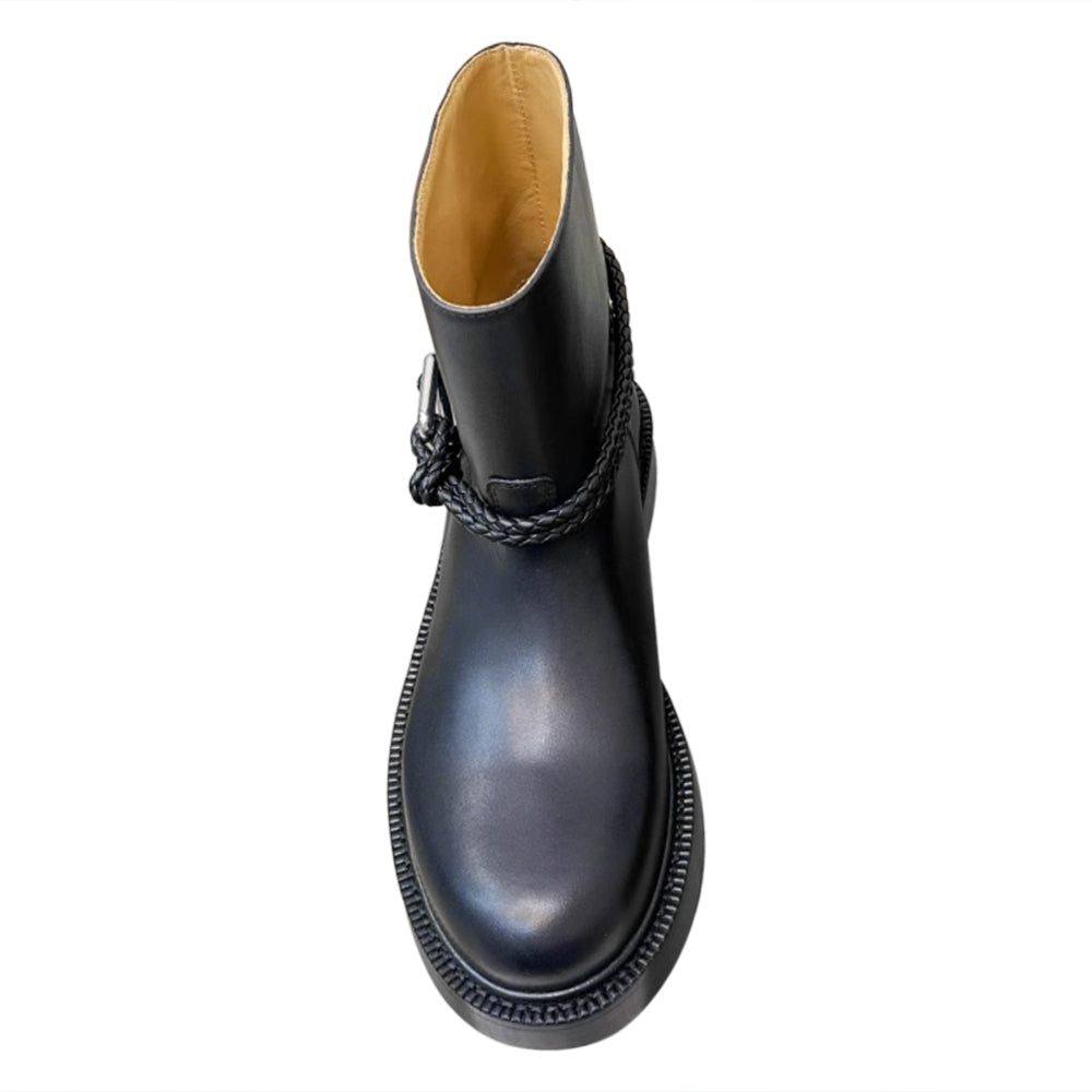 EXCYN Leather Ankle Boots