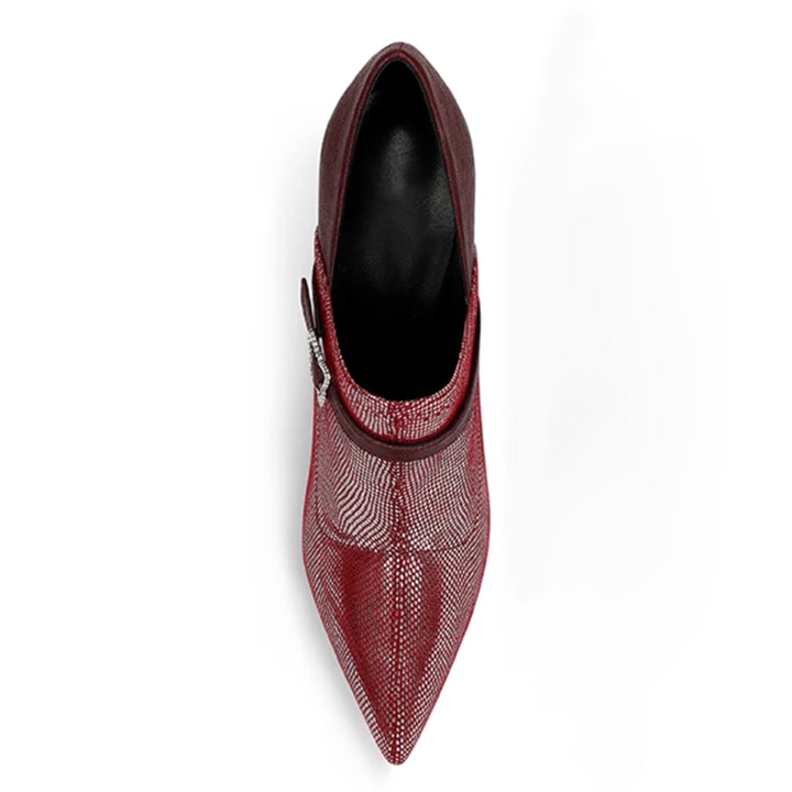 GOVBD Pointed-toe Mid Heel Pumps - 6cm