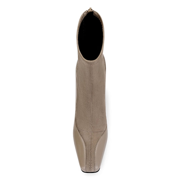 ROYTM Suede Block Heel Ankle Boots - 6 CM