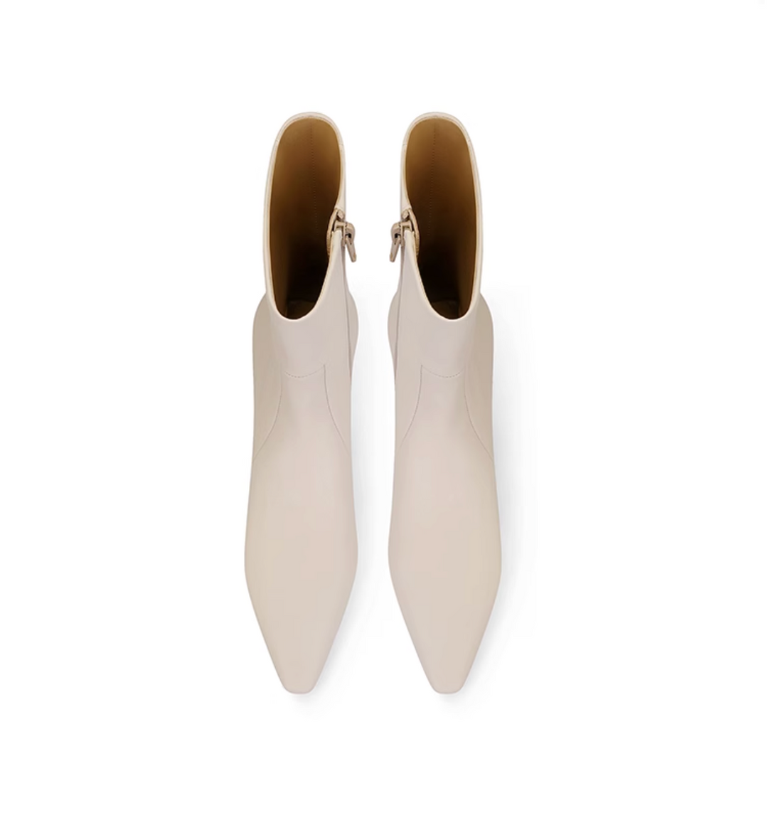 UMTIN Leather Flat Ankle Boots