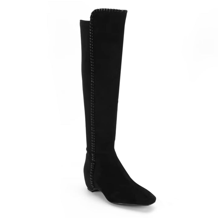 FTTLS Suede Knee High Boots