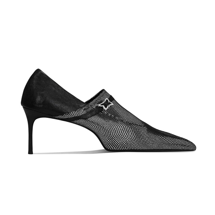 GOVBD Pointed-toe Mid Heel Pumps - 6cm