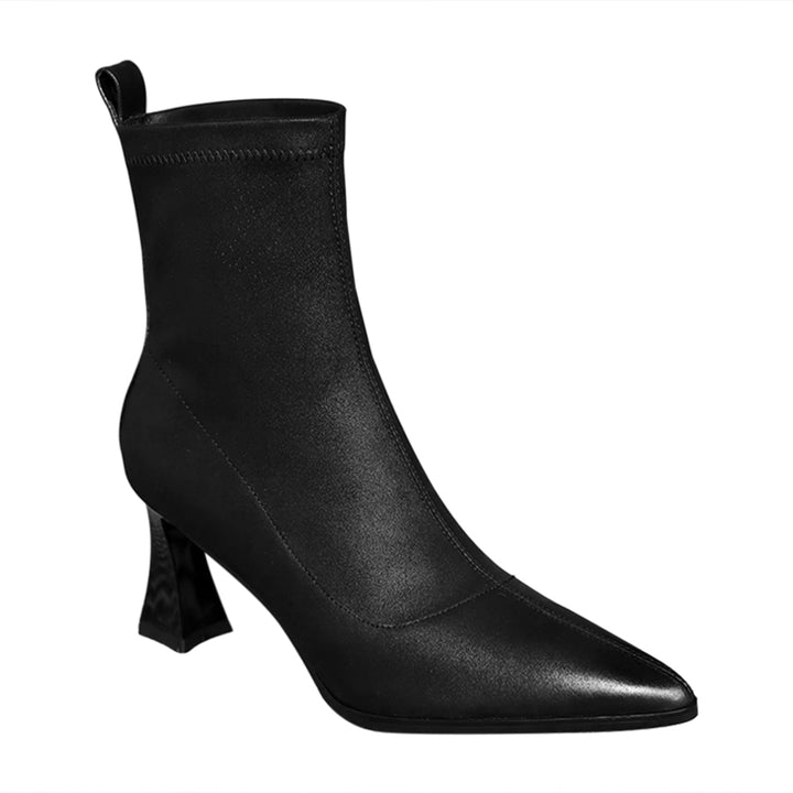 JTXCG Block Heel Ankle Boots