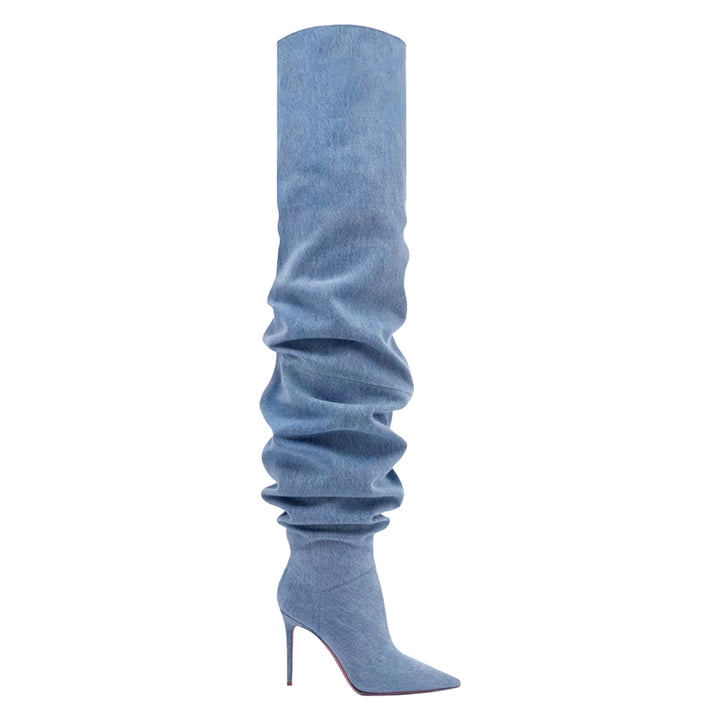 VTORAN Stiletto High Heel Over The Knee Boots