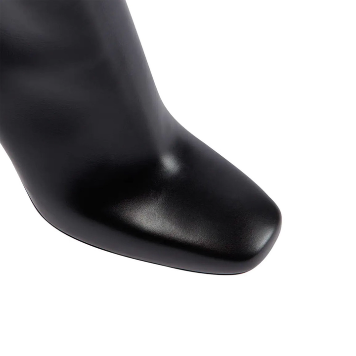 WRITON Square-toe Block Knee High Boots