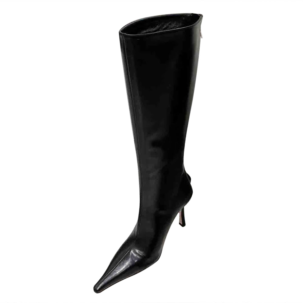CHDUN Leather Knee High Boots