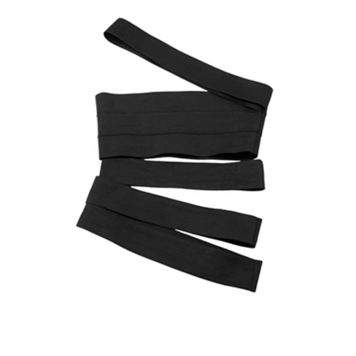 QIOUK Off-Shoulder Cropped Top