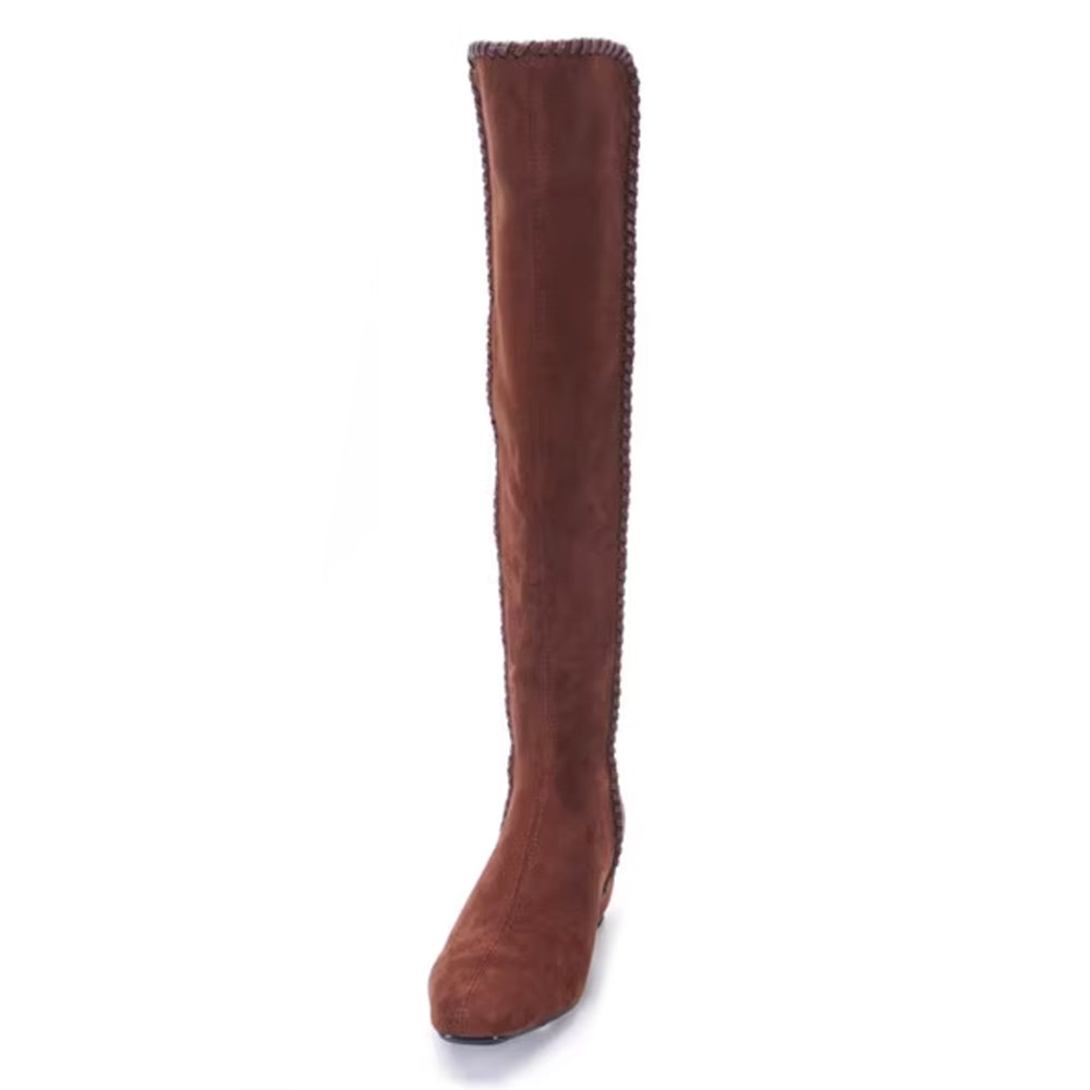 FTTLS Suede Knee High Boots