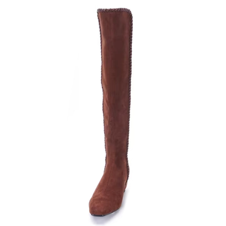 FTTLS Suede Knee High Boots