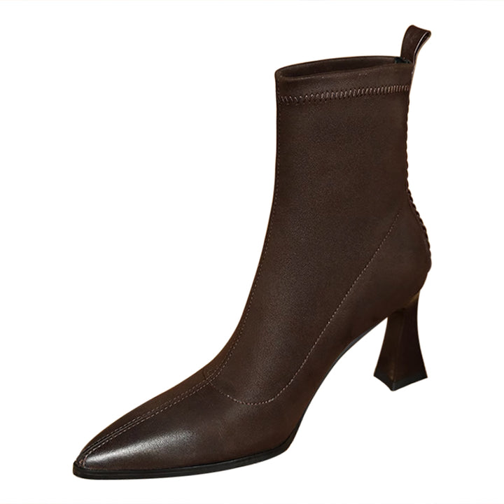JTXCG Block Heel Ankle Boots