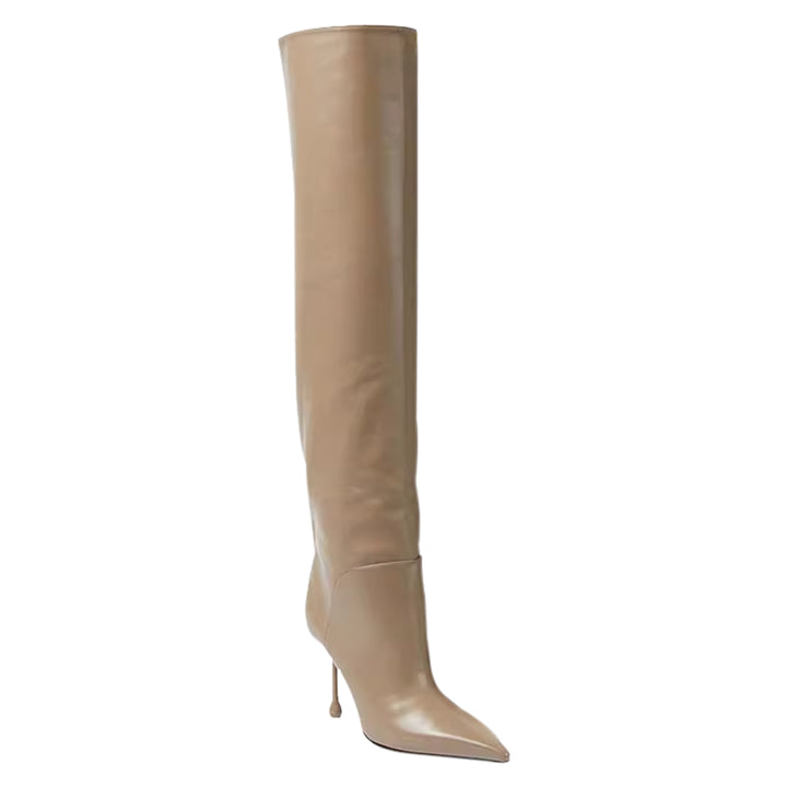 ROEVM Stiletto High Heel Knee High Boots
