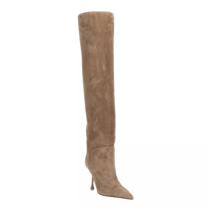 ROEVM Stiletto High Heel Knee High Boots