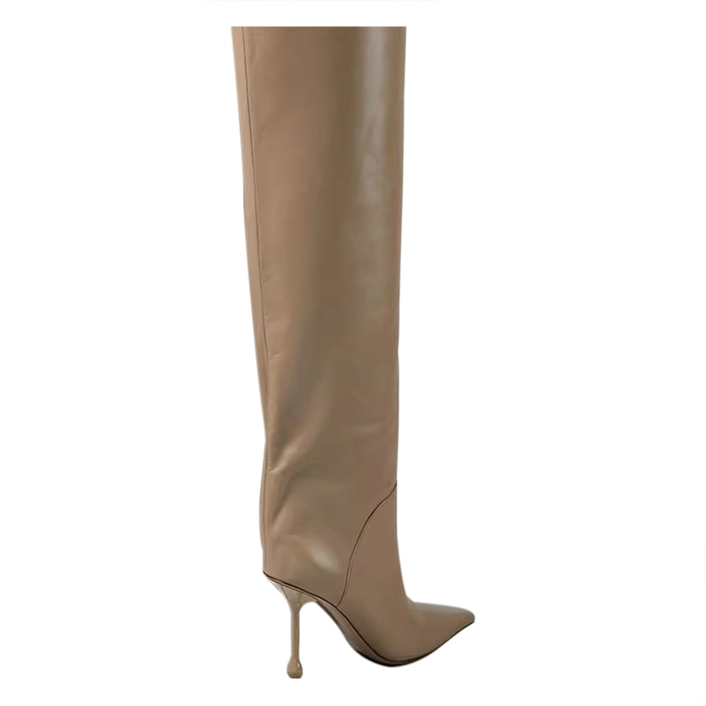ROEVM Stiletto High Heel Knee High Boots