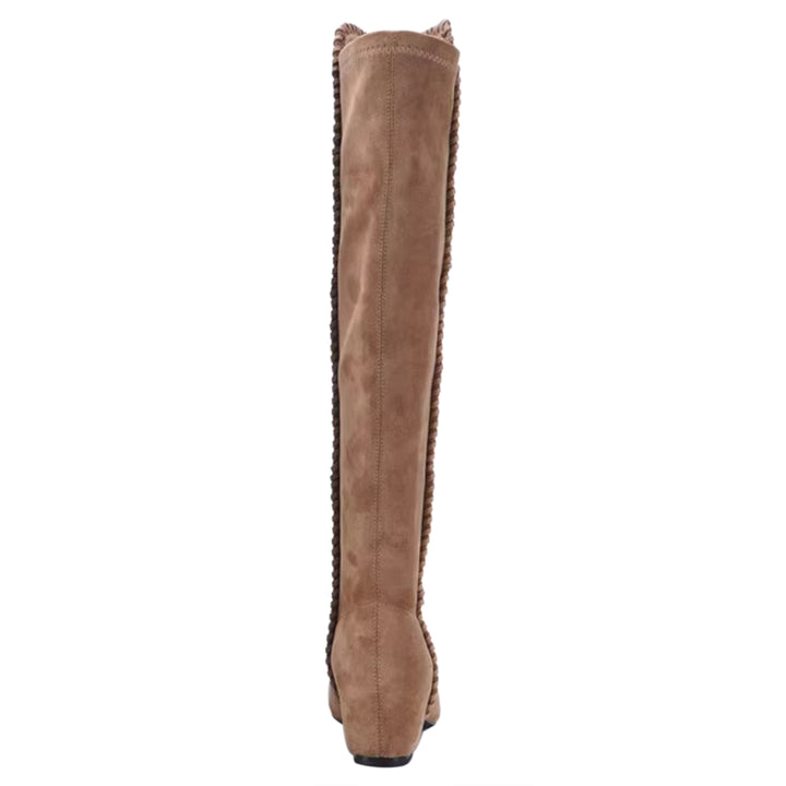 FTTLS Suede Knee High Boots