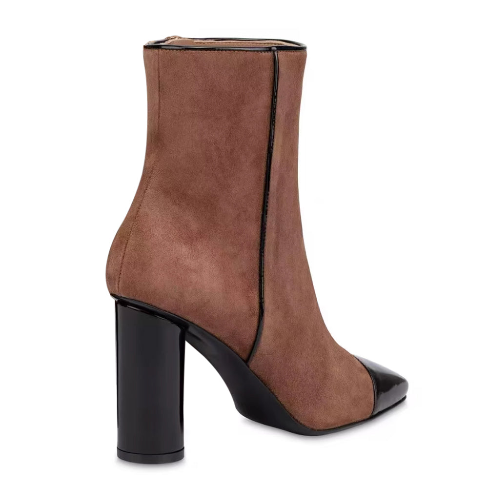 JPCGX Block Heel Ankle Boots